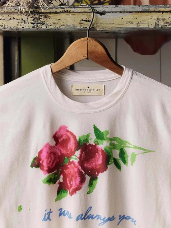  Imogene + Willie 반팔 티셔츠 이모진 + 윌리 "항상 너" 티셔츠 - OTHER BRANDS