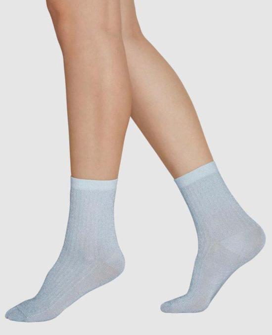  스웨디시 스타킹스 양말 스웨덴 스타킹 스텔라 쉬머리  라이트 블루 - SWEDISH STOCKINGS