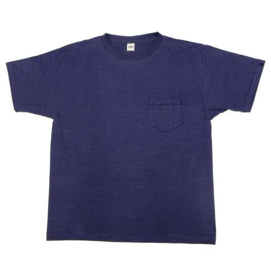  웨어하우스 반팔 티셔츠 Warehouse & Co. Lot 273 크루넥 포켓 티셔츠 잉크 네이비