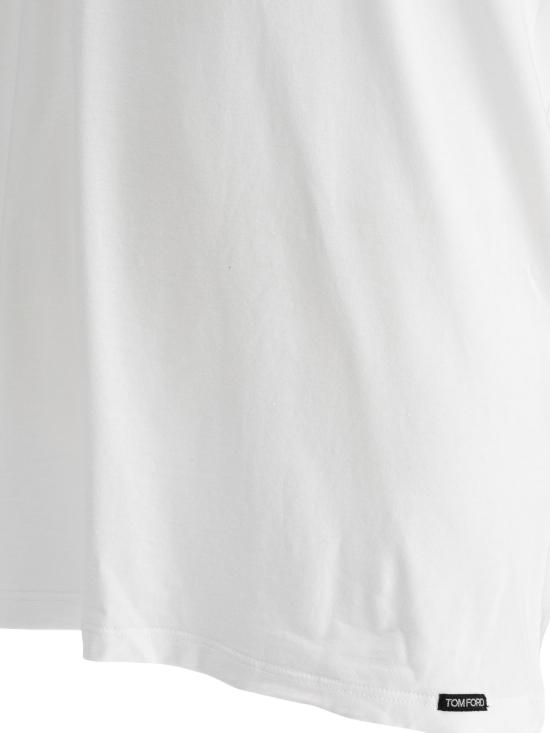26FW 톰포드 반팔 티셔츠 T4M081410100 White - TOMFORD