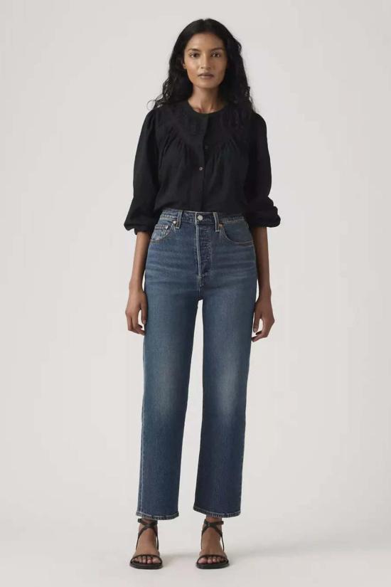  리바이스 데님 팬츠 립케이지 스트레이트 앵클 진, Analyze This Jeans 데님 - LEVI'S