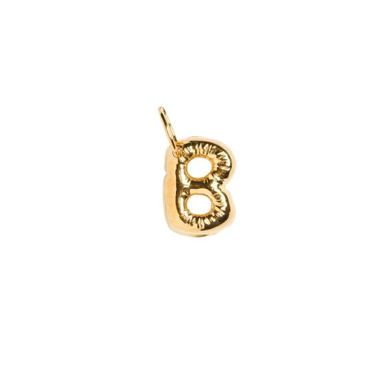  비브 하슬로프 목걸이/팬던트 바이브 하슬로프 풍선 글자 펜던트, 18K 금도금 스털링 실버 925 - VIBE HARSLOF