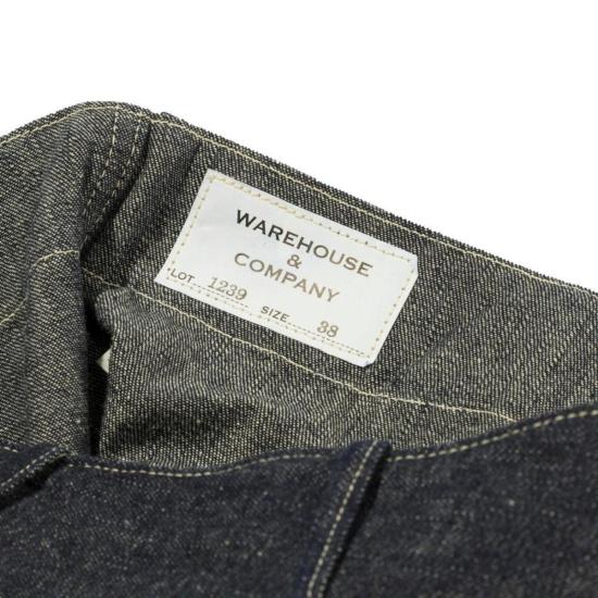  웨어하우스 데님 팬츠 Warehouse & Co. Lot 1239 (2차 세계대전 모델) WPA 더블 니 데님 진 - WAREHOUSE