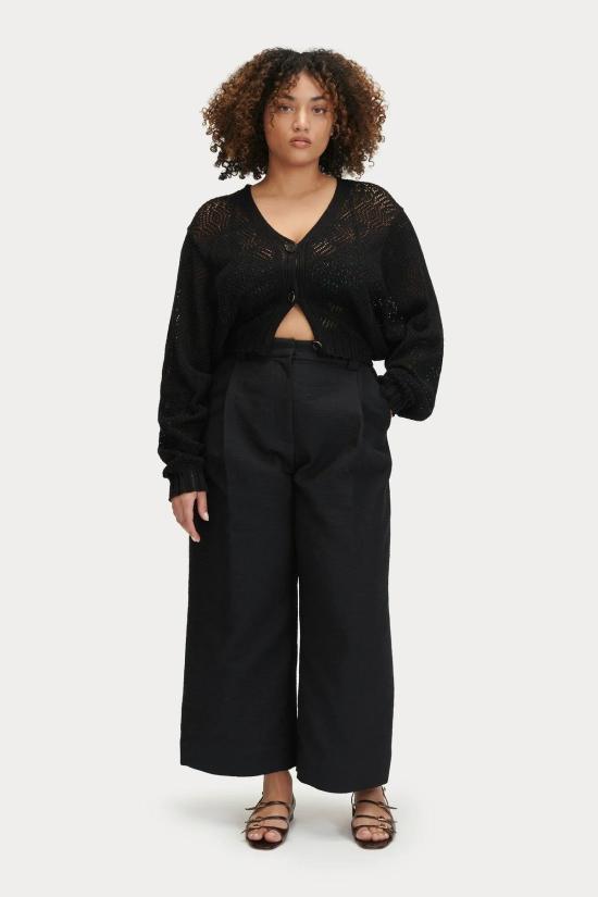  레이첼 코미 크롭 팬츠 크루 팬츠 블랙 - RACHEL COMEY