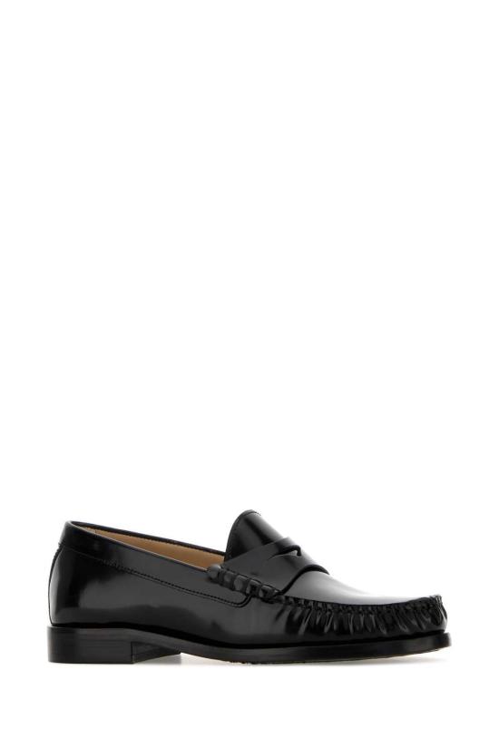  스튜어트 와이츠먼 로퍼 가죽 로티  모카시니 블랙 - STUART WEITZMAN
