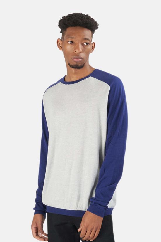  블루&크림 스웨터 NR50165 QUICKSILVER MOON - BLUE&CREAM