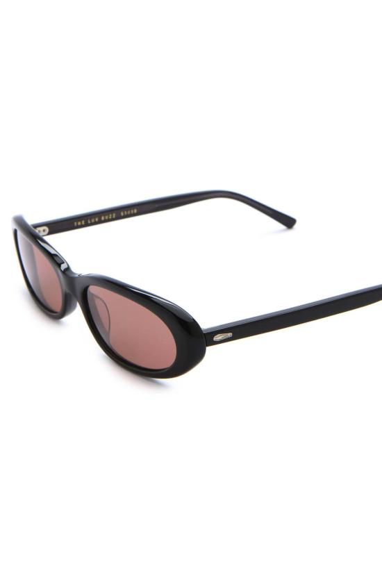  크랩 아이웨어 안경 더 러브 버즈 선글라스 블랙 문더스트 프레임 & 모브 렌즈 - CRAP EYEWEAR