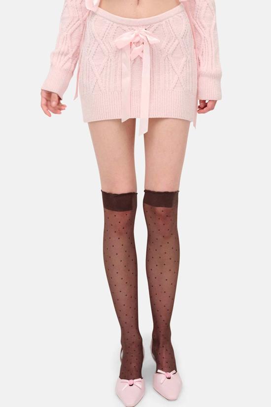  포러브앤레몬스 숏 스커트 KB0033 SP25 PINK - FOR LOVE & LEMONS