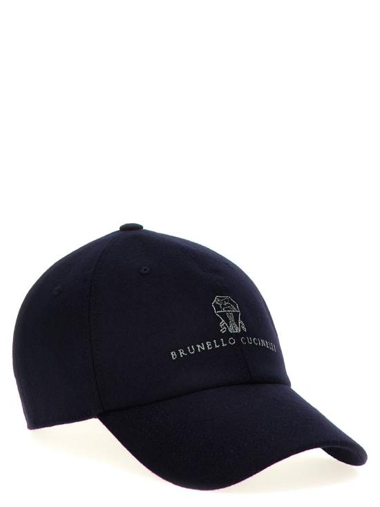 26FW 브루넬로 쿠치넬리 볼캡 M038P9850 CFM33 Navy - BRUNELLO CUCINELLI