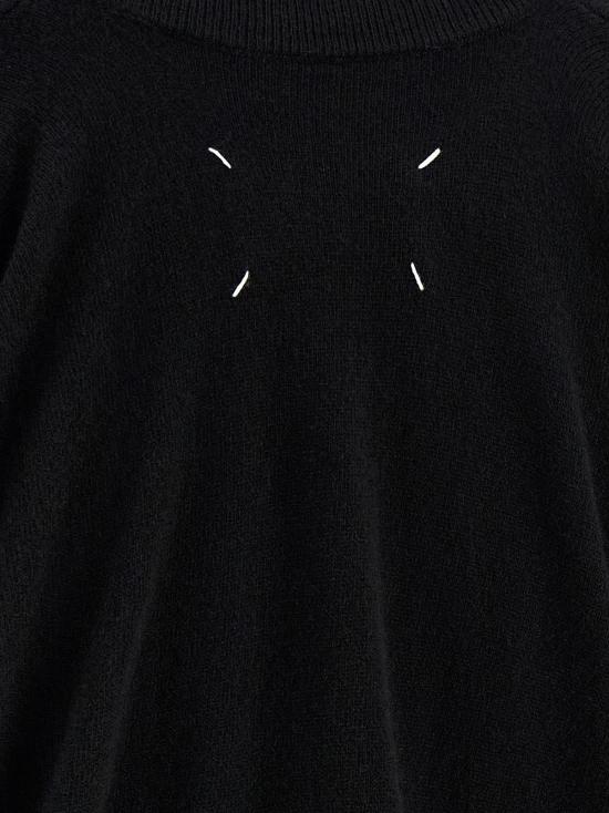  마르지엘라 스웨터 메종  버진 울  블랙 - MAISON MARGIELA