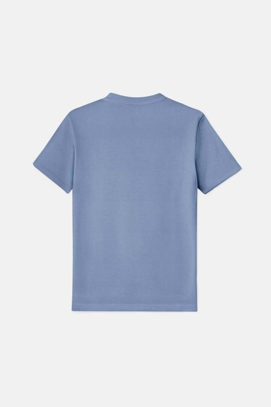  블루&크림 반팔 티셔츠 WV20F010T CMJSY BLUE - BLUE&CREAM