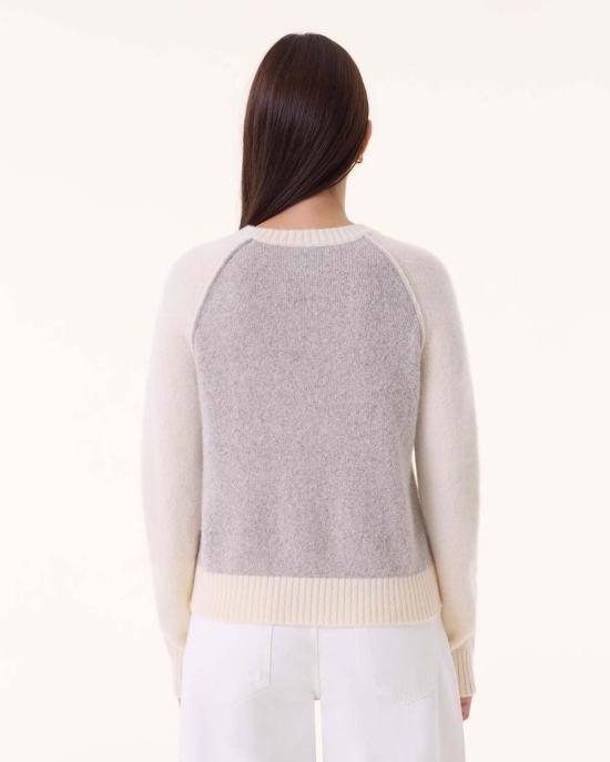  쿠즈텡 스웨터 Kujten Nimbus Cb Sweater Blanc Vintage - KUJTEN