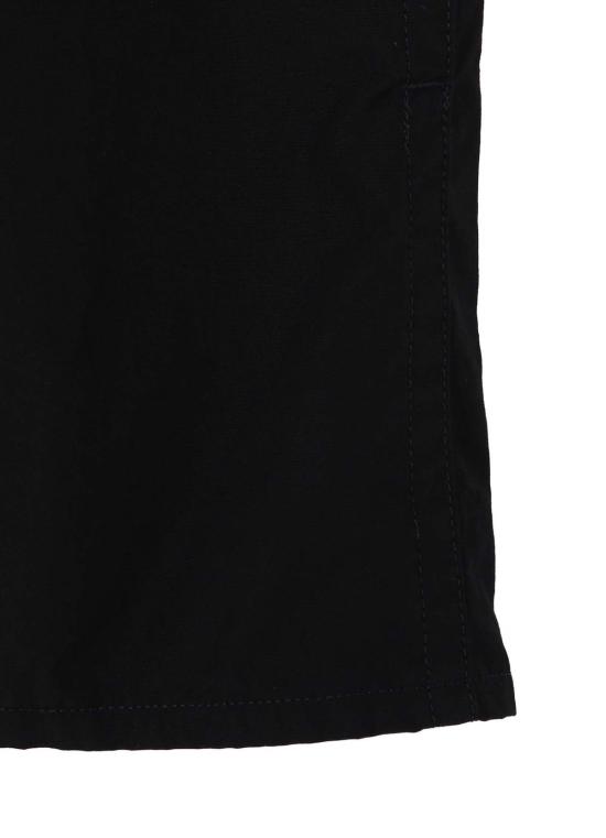 26SS 요지 야마모토 긴팔 셔츠 체인 스티치 지퍼 오픈 셔츠 블랙 - YOHJI YAMAMOTO