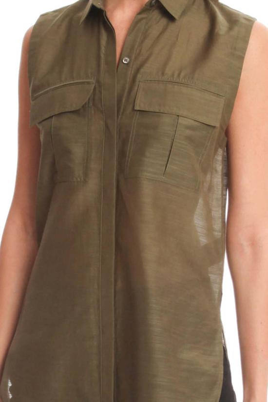  헬무트랭 블라우스 F04HW503 CAMO - HELMUT LANG