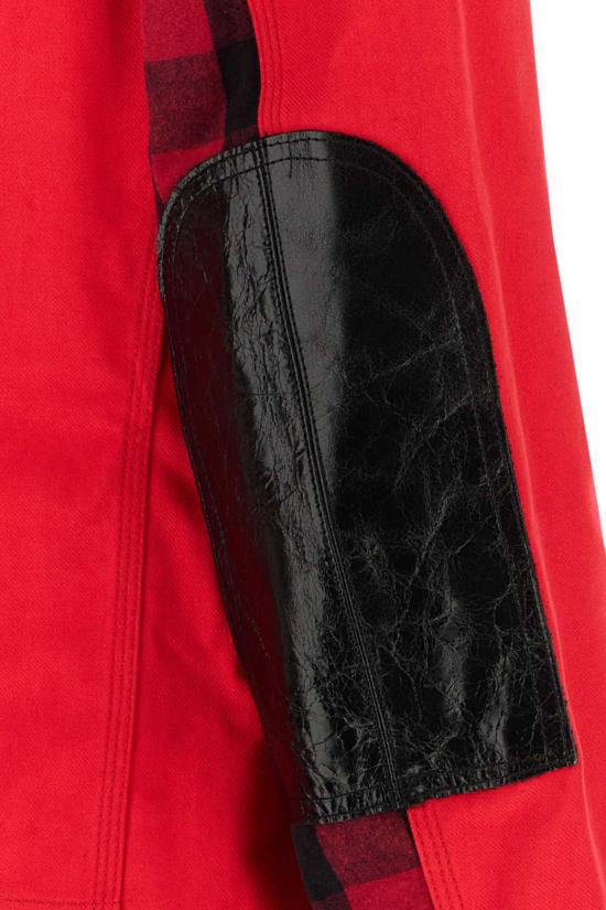  와타나베 준야 자켓 Junya Watanabe 데님 재킷 Redxblack - JUNYA WATANABE