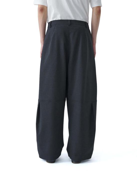  세이지 네이션 스트레이트 팬츠 S091 CHARCOAL GRAY - SAGE NATION