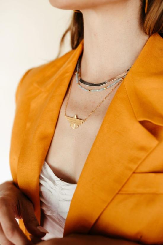  시에라 윈터 주얼리 목걸이/팬던트 프리버드 목걸이 골드 베르메일 - SIERRA WINTER JEWELRY