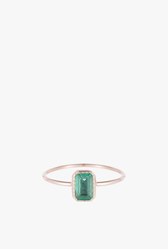  제니 권 디자인스 반지 제니 권 디자인 에메랄드 컷 에메랄드 위스프 링 - JENNIE KWON DESIGNS