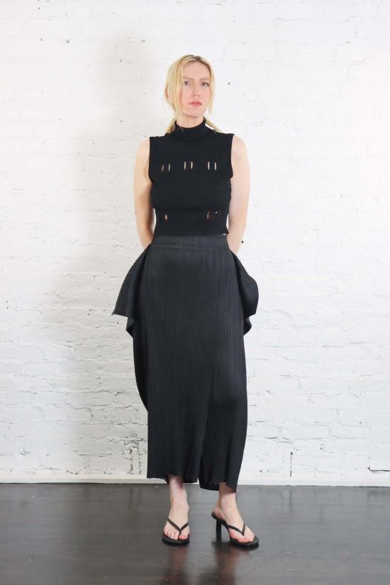  플리츠플리즈 롱 원피스 PP66JF443 BLACK - PLEATS PLEASE