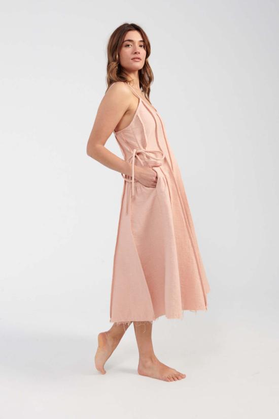  레이첼 코미 롱 원피스 마데로 드레스 블러쉬 - RACHEL COMEY