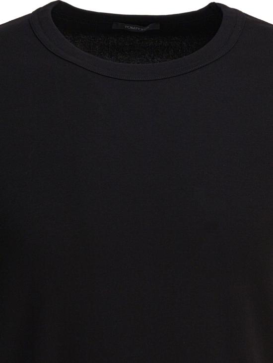 26FW 톰포드 코튼 크루넥 언더웨어 티셔츠 T4M081040002 Black - TOMFORD