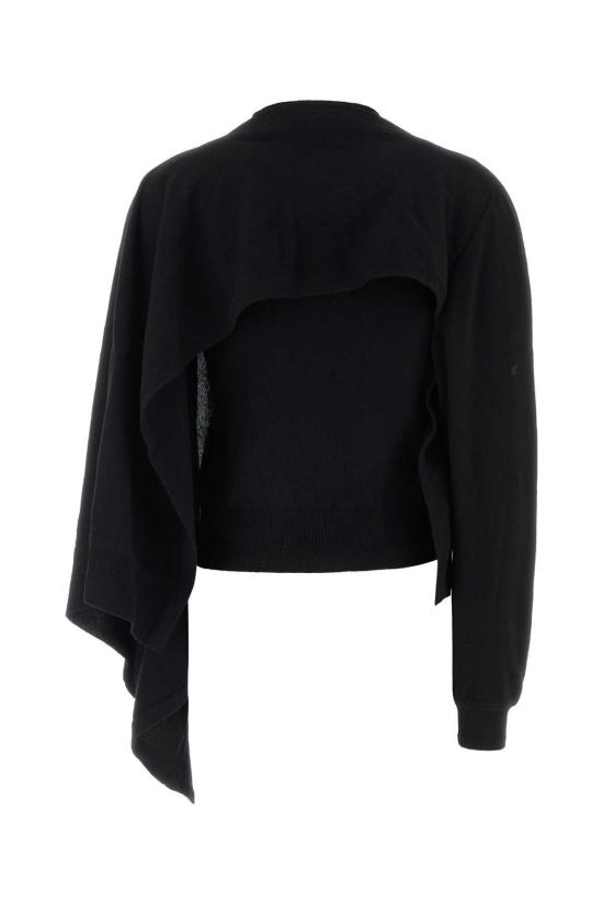  질샌더 스웨터 질 샌더 블랙 버진 울 - JIL SANDER