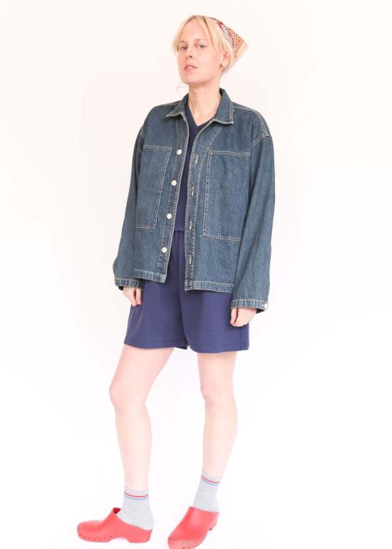  샤이나 모트 데님 셔츠 가든 셔츠