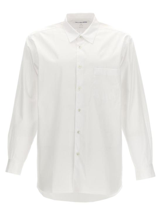  꼼데가르송 블라우스 Comme Des Garçons 화이트 코튼