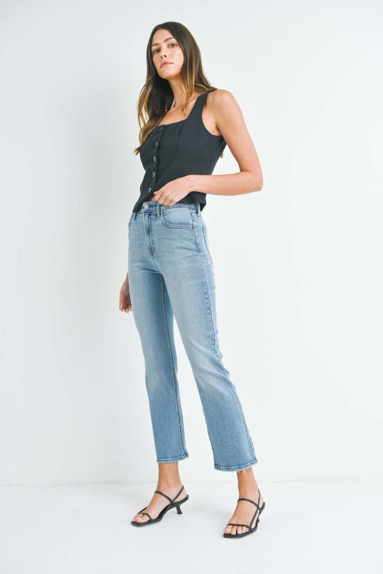 저스트 블랙 데님 데님 팬츠 BP467J BLACK - JUST BLACK DENIM