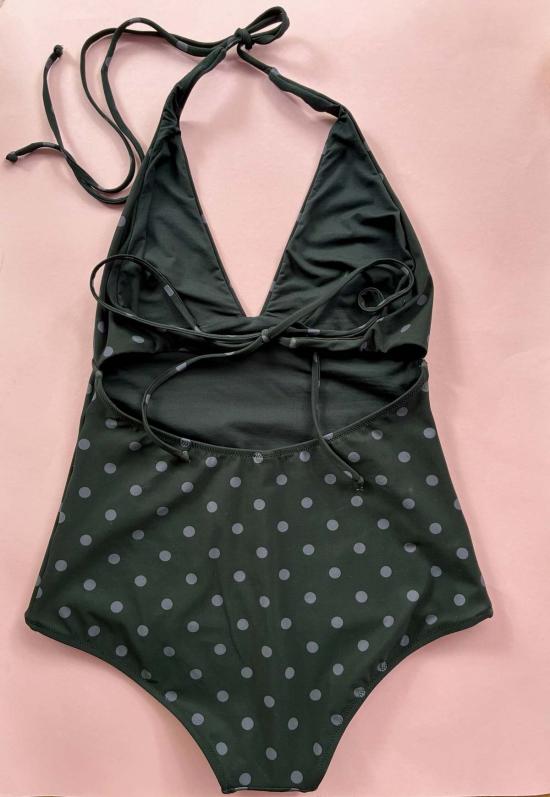  Pale Swimwear 원피스 수영복 Mila Plunge One Piece Swimsuit Dots - OTHER BRANDS
