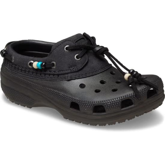  크록스 샌들 클래식 럭스 보트 슈즈 다크 코코아 - CROCS