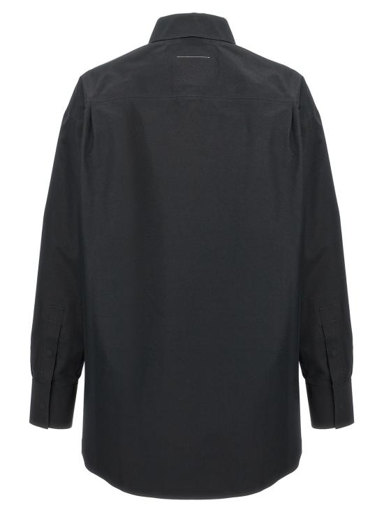  MM6 메종마르지엘라 블라우스 Mm6 메종 마르지엘라 폴리에스터  블랙 - MM6 MAISON MARGIELA