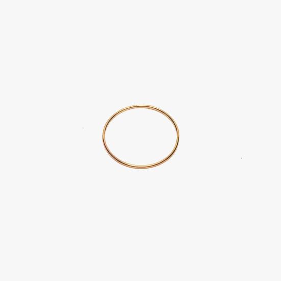  타이틀 오브 워크 반지 작품 제목: 22게이지 순금  018 - TITLE OF WORK