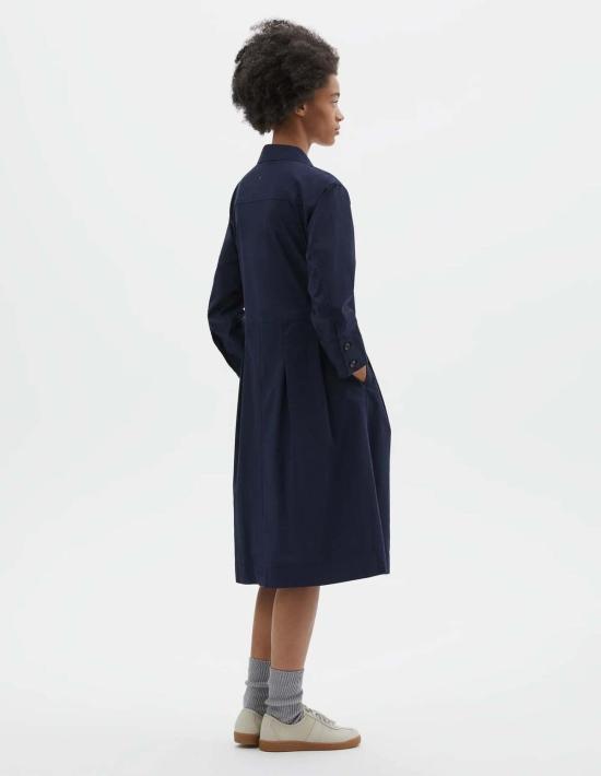  MHL by Margaret Howell 원피스 Mhl By Margaret Howell 플리츠 셔츠 드레스 드라이 코튼 트윌 - OTHER BRANDS