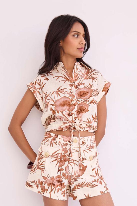  Cara Cara Clothing 블라우스 카라카라 클로딩 옥타비아 탑 파라다이스 카멜 - OTHER BRANDS