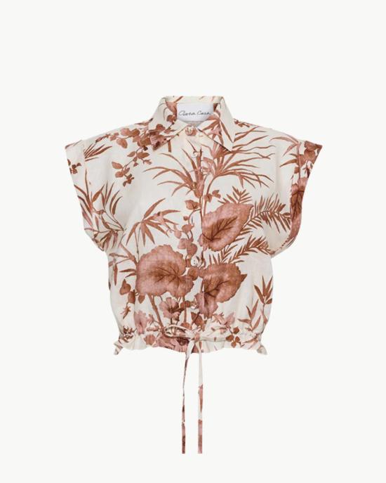  Cara Cara Clothing 블라우스 카라카라 클로딩 옥타비아 탑 파라다이스 카멜