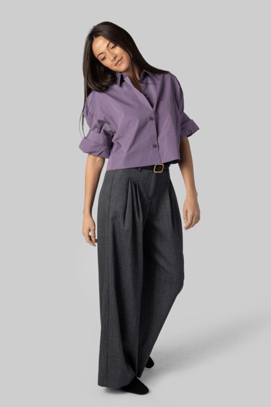 티더블유피 팔라초 팬츠 Twp Next Didi Trouser Midnight Melange - TWP