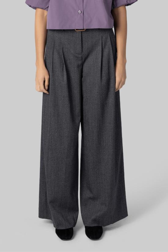  티더블유피 팔라초 팬츠 Twp Next Didi Trouser Midnight Melange