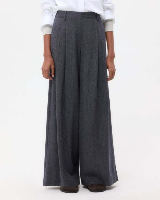  티더블유피 팔라초 팬츠 Twp Next Didi Trouser Midnight Melange - TWP