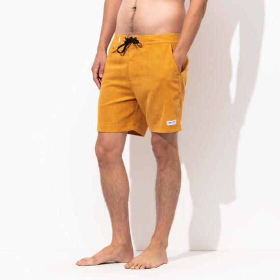  뱅크 저널 스윔팬츠 뱅크스 저널 슬로우 보드쇼트 다크 머스타드