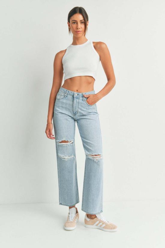  저스트 블랙 데님 데님 팬츠 BP378N BLUE - JUST BLACK DENIM