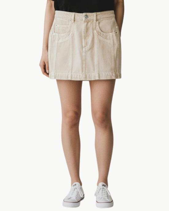  이자벨마랑 데님 스커트 Isabel Marant Juana 스커트 에크루 - ISABEL MARANT