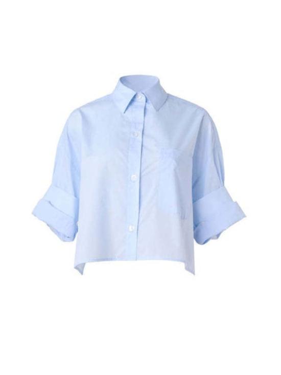  티더블유피 블라우스 N351604 BLUE - TWP