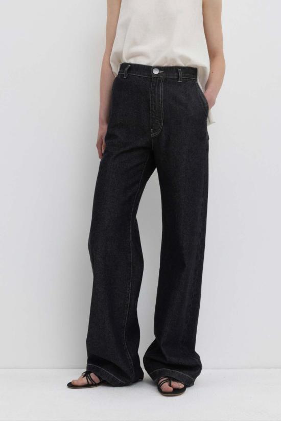  크리스티앙 뵈이넝스 스트레이트 팬츠 Christian Wijnants Pati Jeans 블랙 데님
