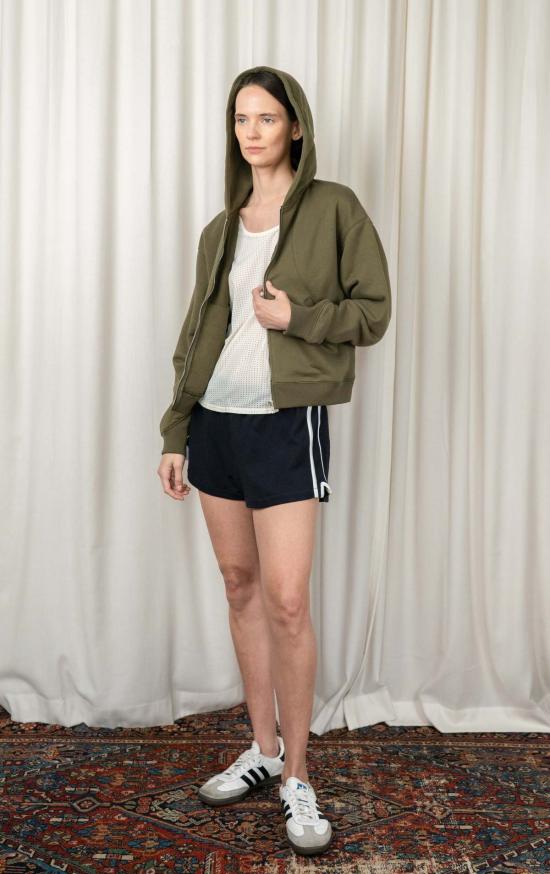  Literary Sport 후드 티셔츠 문학 스포츠 앨리스 지퍼업 후드티 - OTHER BRANDS