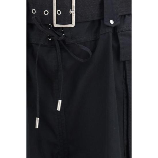 26SS 알렉산더 맥퀸 숏팬츠 코튼 버뮤다 쇼츠 블랙 - ALEXANDER MCQUEEN