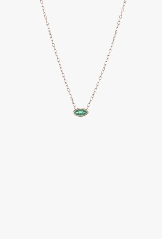  제니 권 디자인스 목걸이/팬던트 제니 권이 디자인한 마퀴즈 에메랄드 목걸이 - JENNIE KWON DESIGNS