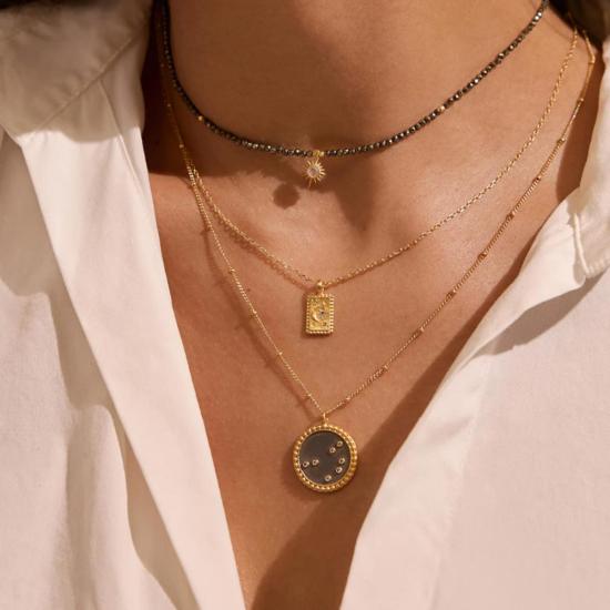  Satya Jewelry 목걸이/팬던트 사티아 주얼리, 번영의 꿈, 황철석 목걸이 (골드) - OTHER BRANDS