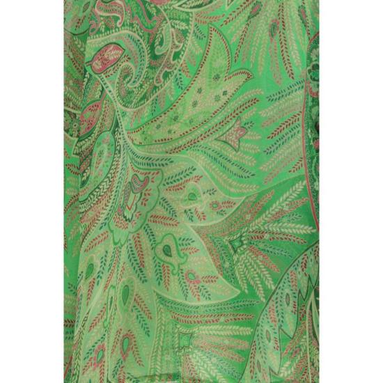  에트로 블라우스 투톤 실크 패턴 셔츠 - ETRO