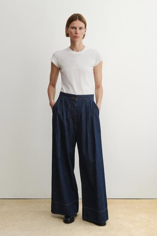  레이첼 코미 스트레이트 팬츠 콕손 팬츠 다크 인디고 비스타 데님 - RACHEL COMEY